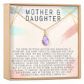 Mother & Daughter Gemstone Necklace