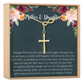 Mother & Daughter Infinity Cross  Necklace