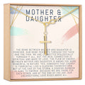 Mother & Daughter Infinity Cross  Necklace