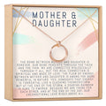 Mother & Daughter Linked Circles Necklace