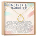 Mother & Daughter Linked Circles Necklace