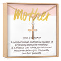 Mother Infinity Cross  Necklace
