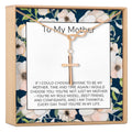Mother Infinity Cross  Necklace