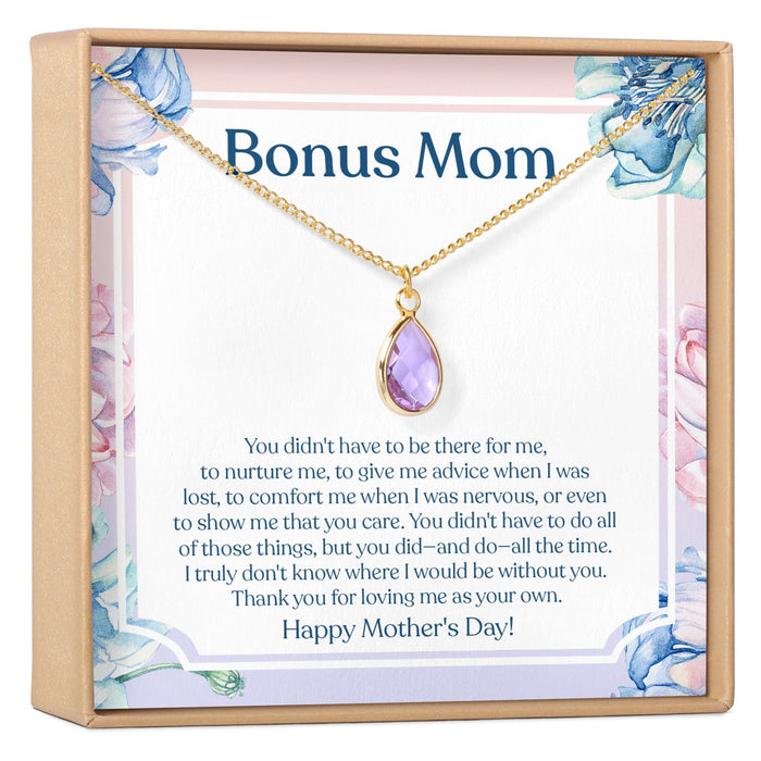 Mother's Day Gemstone Necklace
