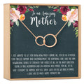 Mother's Day Gift From Husband Double Circles Necklace