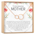 Mother's Day Gift From Husband Double Circles Necklace