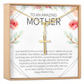 Mother's Day Gift From Husband Infinity Cross Necklace