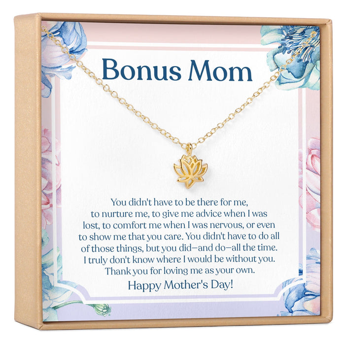 Mother's Day Lotus Necklace