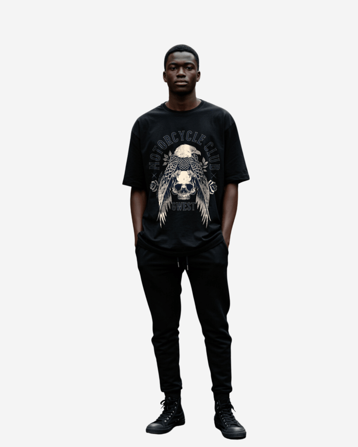 G West Motorcycle club Oversized T-Shirt Mens