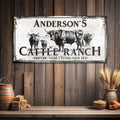 Personalized Cattle Sign