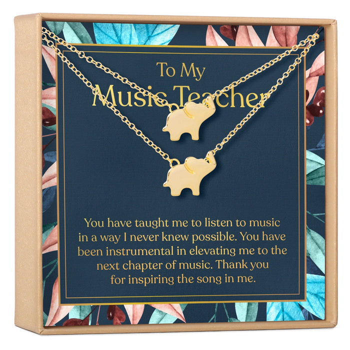 Music Teacher Necklace, Multiple Styles Jewelry