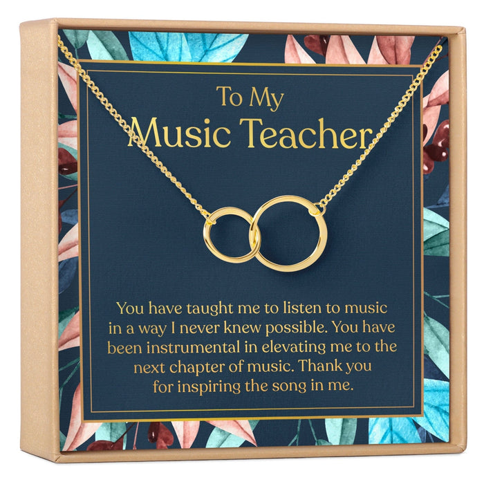 Music Teacher Necklace, Multiple Styles Jewelry