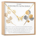 Musician Butterfly Pendant Necklace