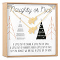 Naughty and Nice Set of 2 Elephant Necklace Set