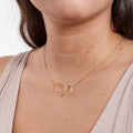 Nonnie Interlocking Circles Necklace