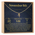 November 8th Scorpio Necklace