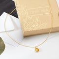 November Birthday Citrine Birthstone Necklace