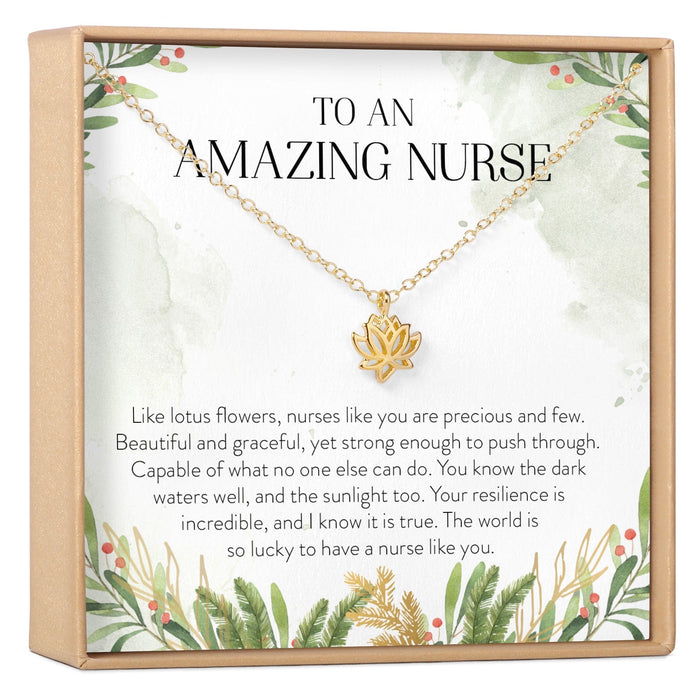 Nurse Lotus Necklace