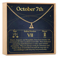 October 7th Libra Necklace