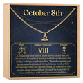 October 8th Libra Necklace