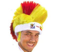 Spain World Cup Soccer Mohawk Wig 25-Count Case Pack – Official FIFA Licensed Retro Fan Gear