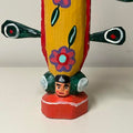 Kalalou GJC1010 Painted Wooden Virgin Guadalupe