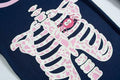 Family Feeling Little Girls 2 Piece Pajamas Set Skeleton/Glow-in-the-dark Size 2T