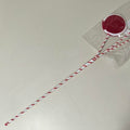 Red & White Christmas Lollipop Candy Cane Floral Spray Ornament