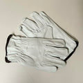 1 Pair, Cow Hide Grain Leather Drivers, Work Safety Gloves, Size Large