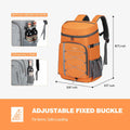 35 Can Backpack Cooler Leakproof,Insulated / Camping Cooler,Backpack Orange