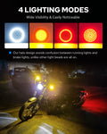 1157 LED Turn Signal Lights Front Rear 81 LEDs Compatible with Harley '86-24 Models