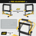 21000Lumen LED Work Lights with Stand - 3 Head Portable Work Light