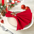 12 pack Gold Christmas Napkin Rings with Bling Various Christmas Napkin Holders