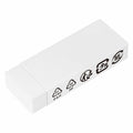 Amazon Basics White Block Eraser 10 Pack - Durable, New