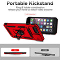 YZOK iPhone 8 Plus/7 Plus Case with HD Screen Protector Red New