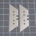 BAZIC Utility Knife Blade Razor Replacement Blades, Carbon Steel Box Cutter