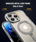 Miracase Designed for iPhone 15 Pro Case with Built-in Kickstand [Compatible