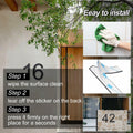 6 Inch Stainless Steel Self-Adhesive House Number 4 Outdoor Durable