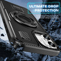 Amytor Designed for iPhone 16 Plus Case, Heavy Duty [15 FT Military Grade Drop