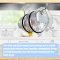 Nuorest 2 Pack Tumbler Lid Organizer Hook Under Cabinet Space Saving