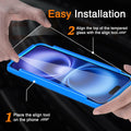 Wiaocit 3 Pack Tempered Glass Screen Protector for iPhone SE 4 - Clear