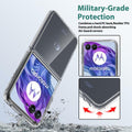 Sucnakp Clear TPU Case for Motorola Razr+ 2024 with TPU Bumper – YKL Clear