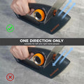 5-in-1 Adjustable Knife Sharpener for Kitchen & Scissors Ergonomic Design