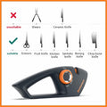 5-in-1 Adjustable Knife Sharpener for Kitchen & Scissors Ergonomic Design