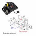 GLOSO 60A E9T Single Pole Thermal Circuit Breaker Manual Reset Automotive