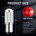 Nowkont 4PCS 1157 LED Brake Light Red 5630 SMD High Brightness Bulbs