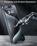 pocamax iPhone 16 6.1" Tempered Glass Screen Protector 2-Pack