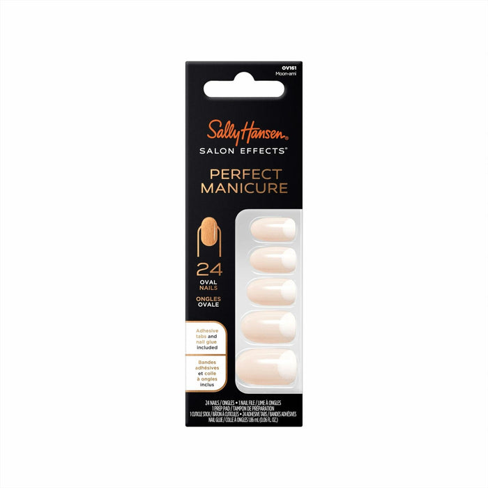 Sally Hansen Salon Effects Perfect Manicure Moon-Ami OV161 24 Oval Nails