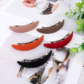 Bewudy 5 PCS Matte Neutral French Hair Barrettes Clips, Strong Hold, Vintage