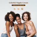 Honeysea Silicone Nipple Covers Pasties Reusable Adhesive Bra 1 Pair Crème